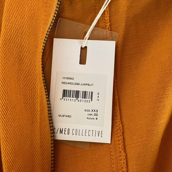 C/MEO Collective mustard regardless jumpsuit - Picture 7 of 8